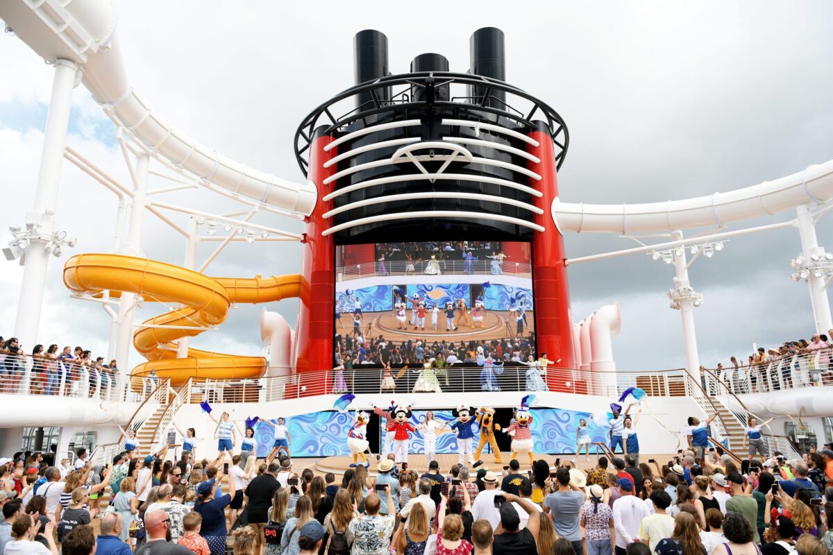 You Board a Disney Cruise - disney wish opening party