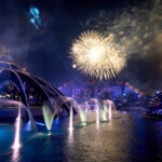 Epic Universe Nighttime Celebration "Universal Celestial Goodnight." Photo credit: Universal Orlando Resort